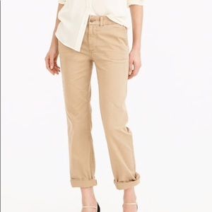 J Crew NWT boyfriend chino